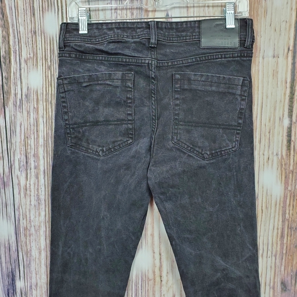Threadbare Riley Super Skinny Black Washed Jeans - Picture 6 of 14